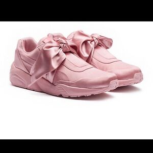 FENTY Puma Pink Bow Sneakers